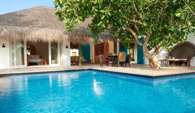 Fairmont Maldives Sirru Fen Fushi-TWO BEDROOM BEACH SUNSET VILLA DECK_15641